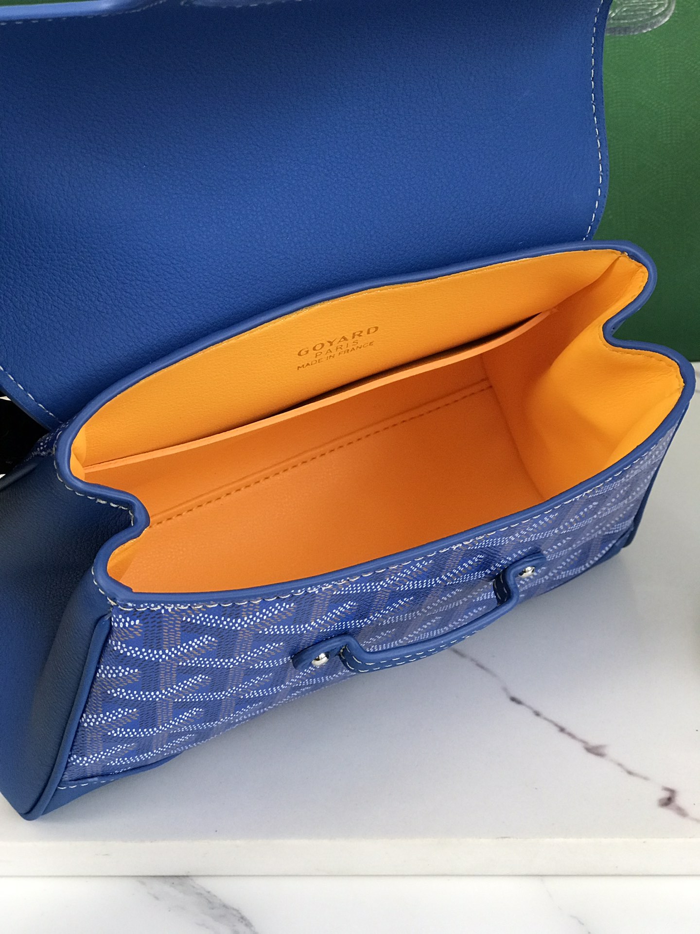Goyard Blue Mini Goyardine Saigon Cloth Cloth ref.1091827 -