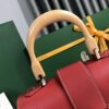 Goyard Saigon Souple Mini Bag red Goyardine Canvas