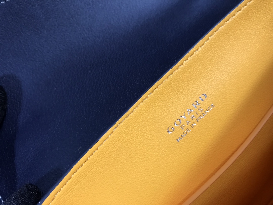 Goyard Saigon Souple Mini Bag Black Goyardine Canvas