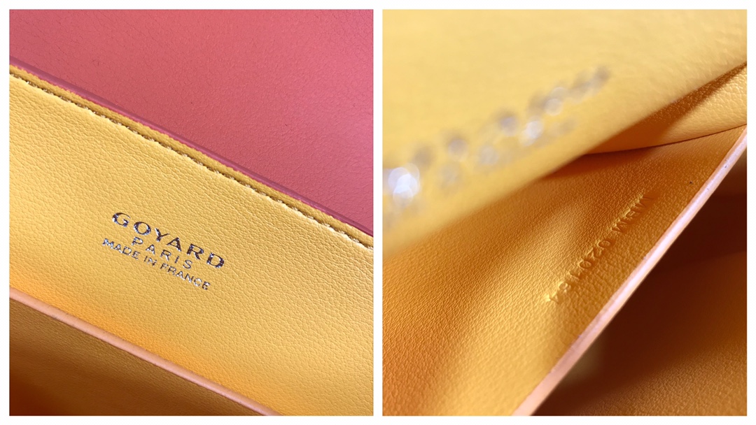 Goyard Saigon Souple Mini Bag orange Goyardine Canvas