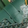 bag Goyard Women Sac Saïgon Souple Mini in Toile Goyardine & Chevroches Calfskin-Green