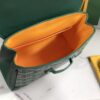 bag Goyard Women Sac Saïgon Souple Mini in Toile Goyardine & Chevroches Calfskin-Green