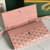 GOYARD Goyardine Varenne Continental Wallet pink