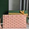 GOYARD Goyardine Varenne Continental Wallet pink