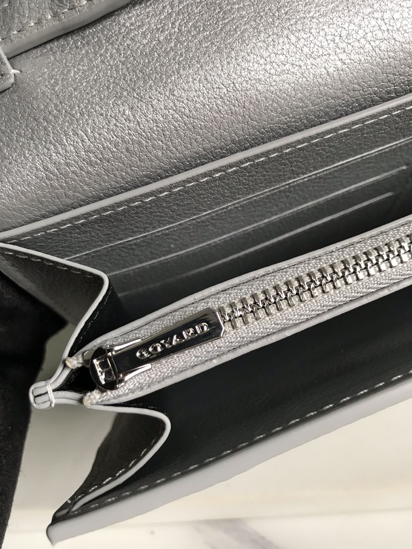 GOYARD Goyardine Varenne Continental Wallet gray