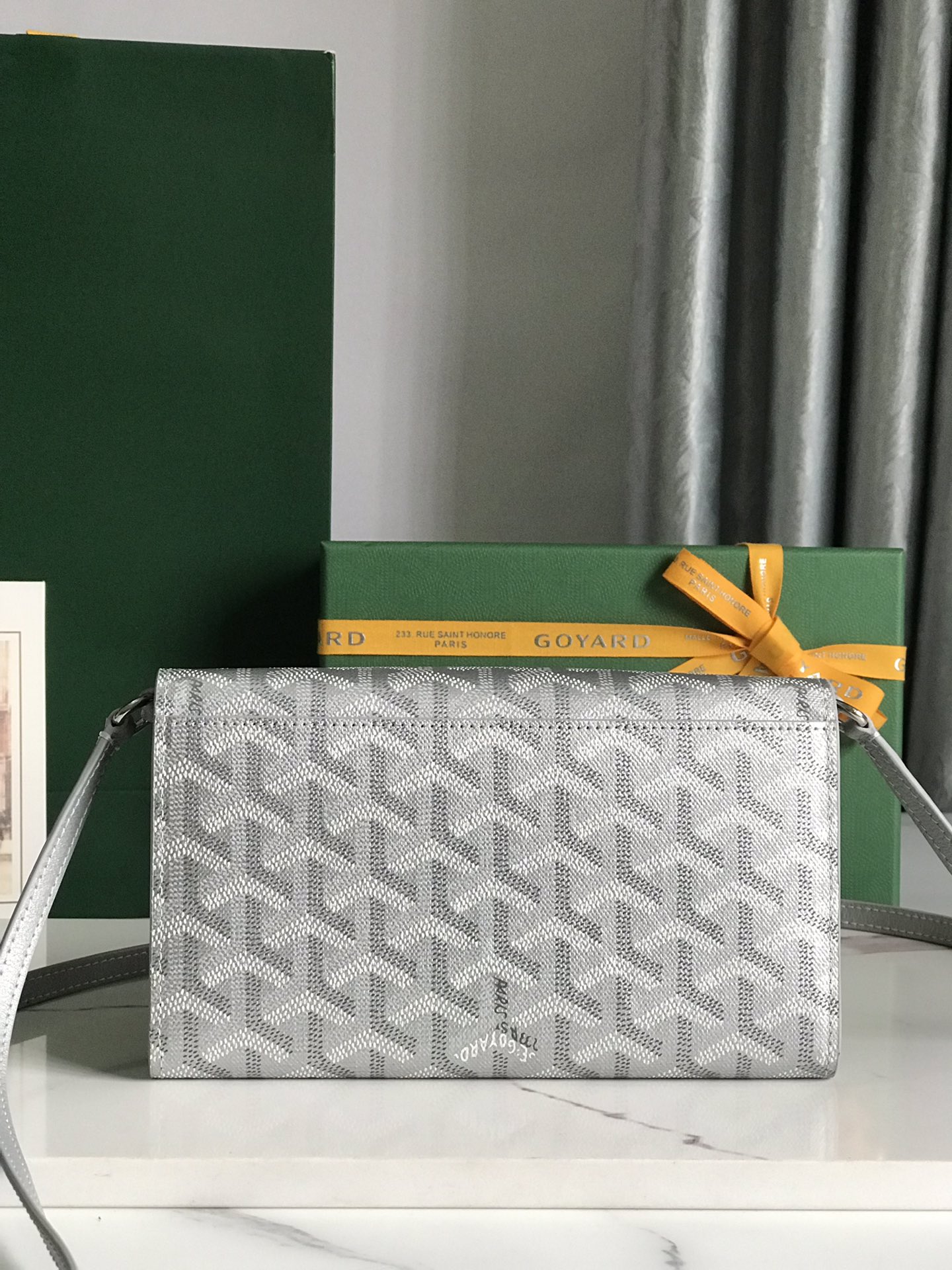 GOYARD Goyardine Varenne Continental Wallet gray