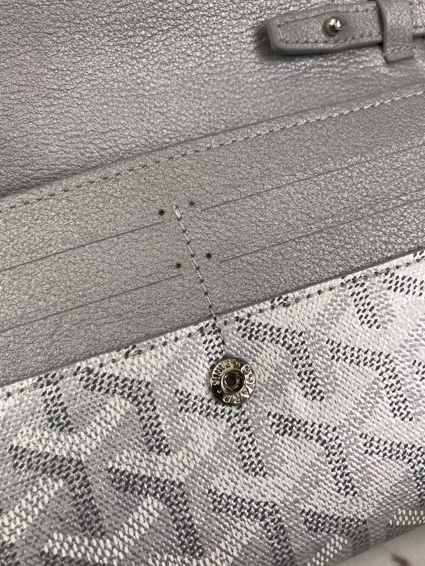 GOYARD Goyardine Varenne Continental Wallet gray