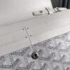 GOYARD Goyardine Varenne Continental Wallet white