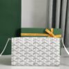 GOYARD Goyardine Varenne Continental Wallet white