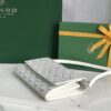 GOYARD Goyardine Varenne Continental Wallet white