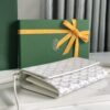 GOYARD Goyardine Varenne Continental Wallet white