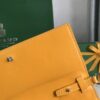 GOYARD Goyardine Varenne Continental Wallet yellow