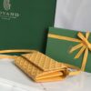 GOYARD Goyardine Varenne Continental Wallet yellow