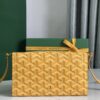 GOYARD Goyardine Varenne Continental Wallet yellow