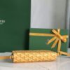 GOYARD Goyardine Varenne Continental Wallet yellow