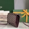 GOYARD Goyardine Varenne Continental Wallet Burgundy