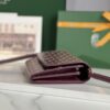 GOYARD Goyardine Varenne Continental Wallet Burgundy