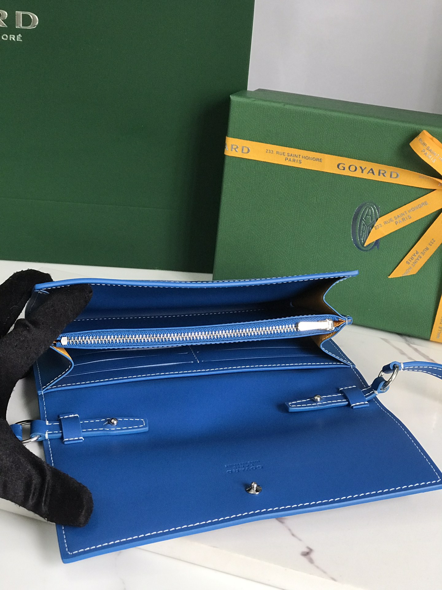 Goyard Goyardine Plumet - Blue Crossbody Bags,