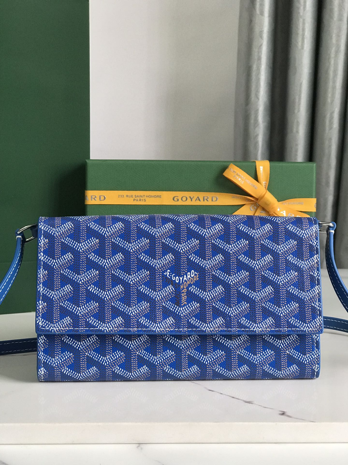 Goyard Goyardine Plumet – Blue Crossbody Bags,