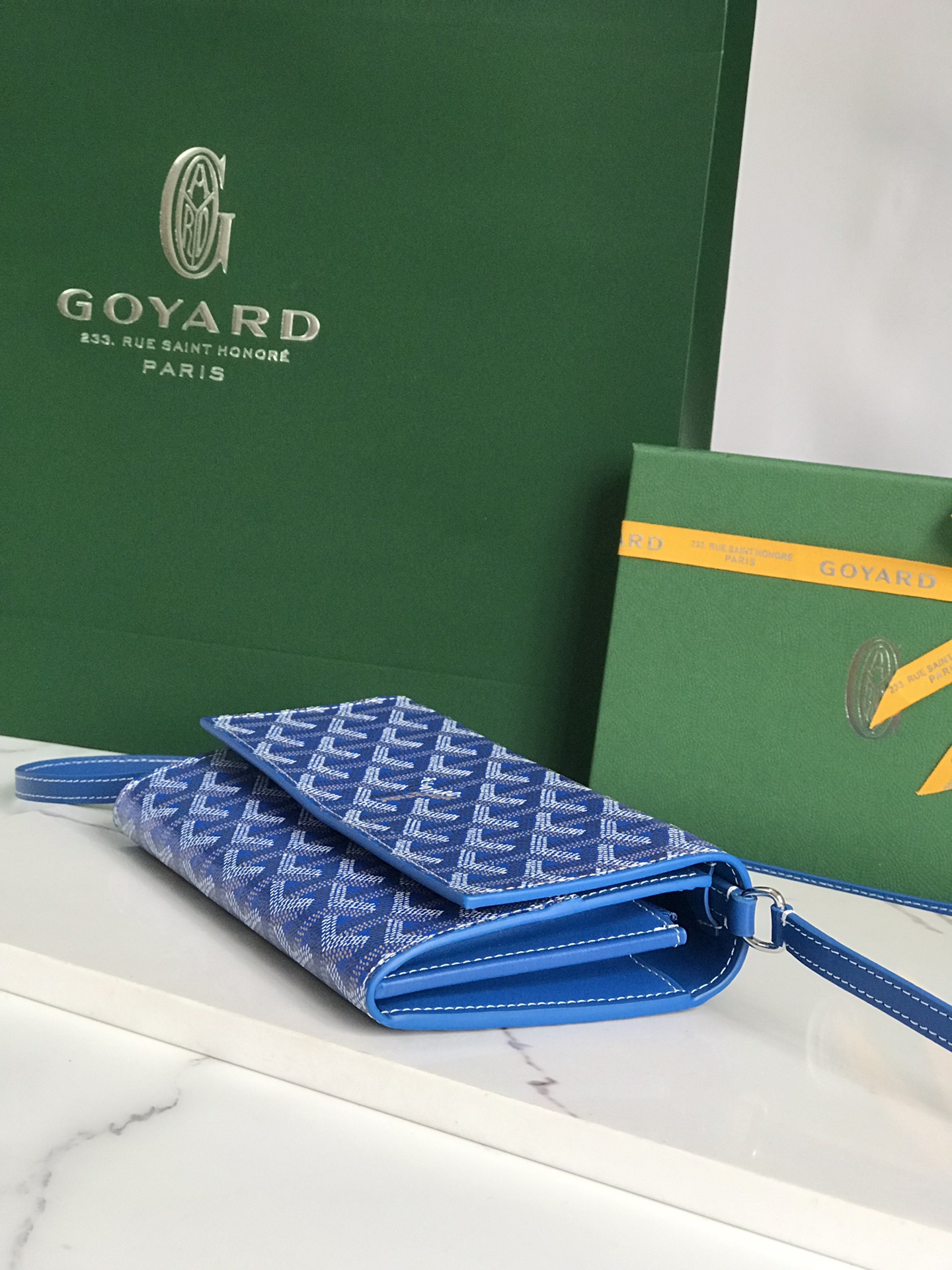 Goyard Goyardine Plumet - Blue Crossbody Bags,