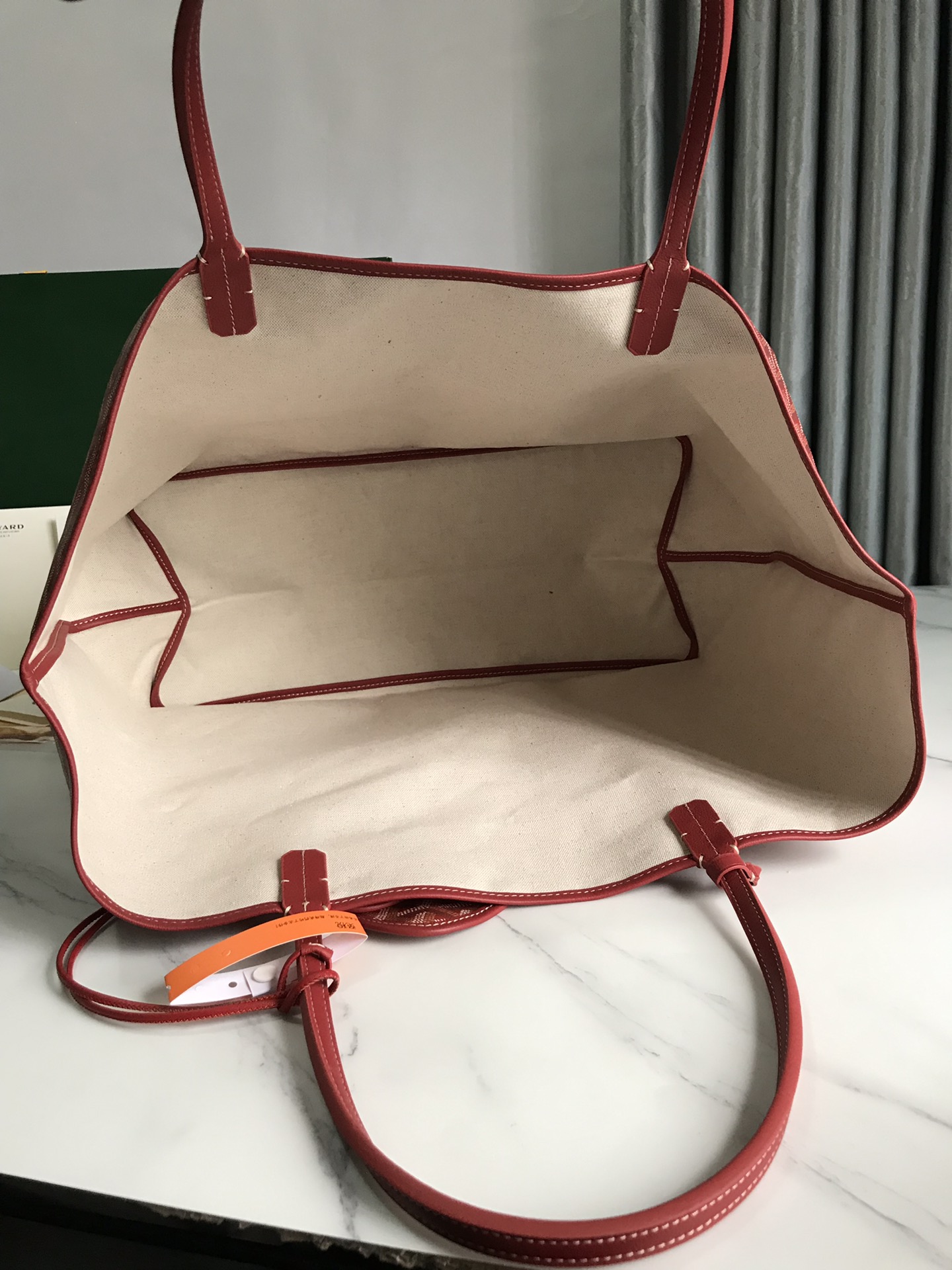 GOYARD Goyardine Saint Louis PM red