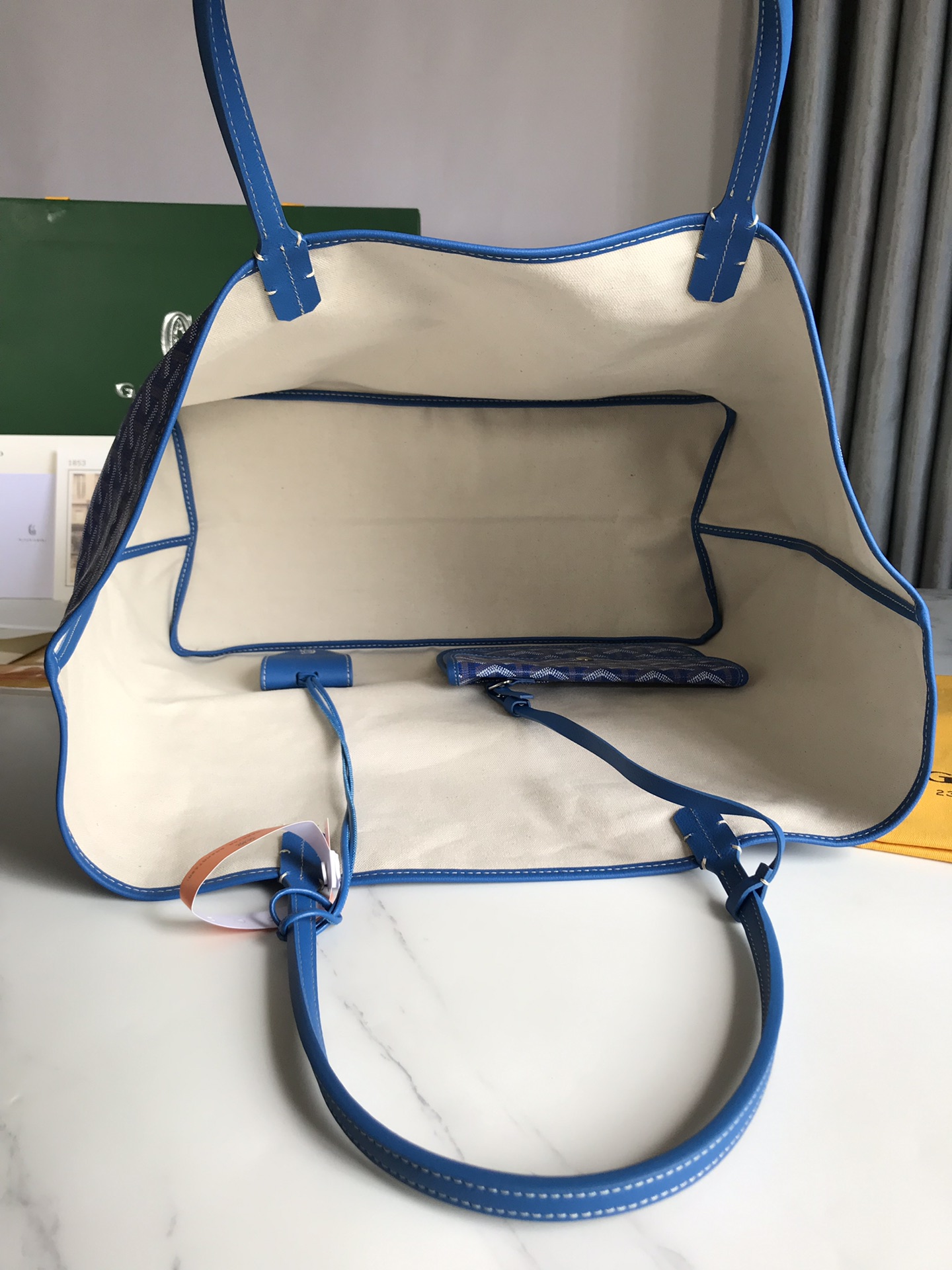 GOYARD Goyardine Saint Louis PM blue