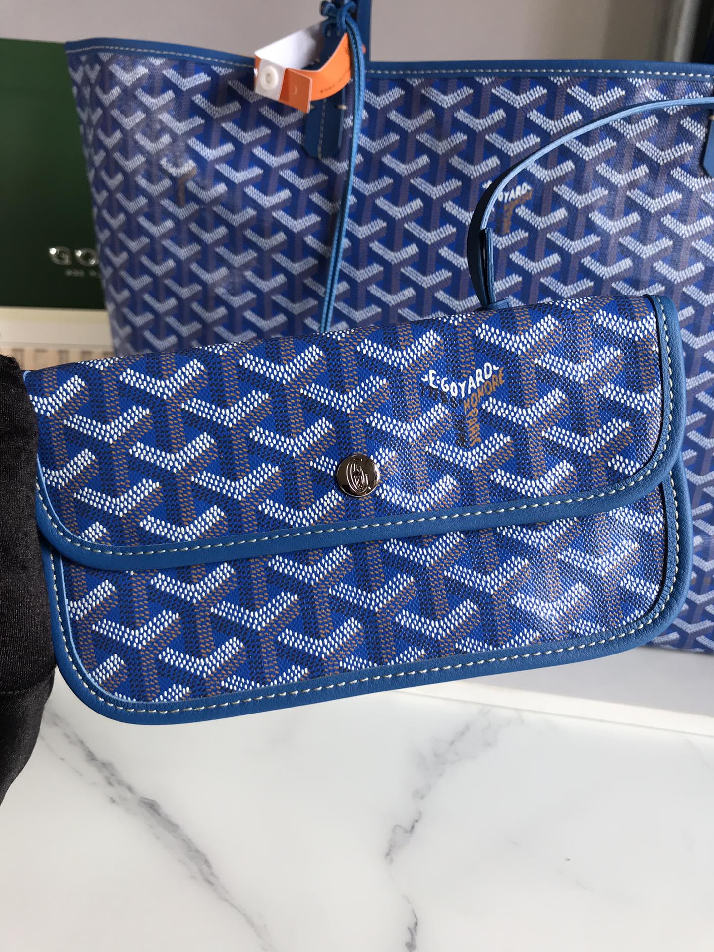 GOYARD Goyardine Saint Louis PM blue