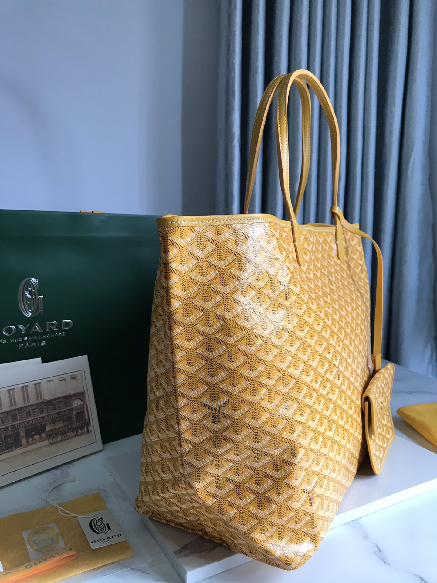 GOYARD Goyardine Saint Louis PM yellow