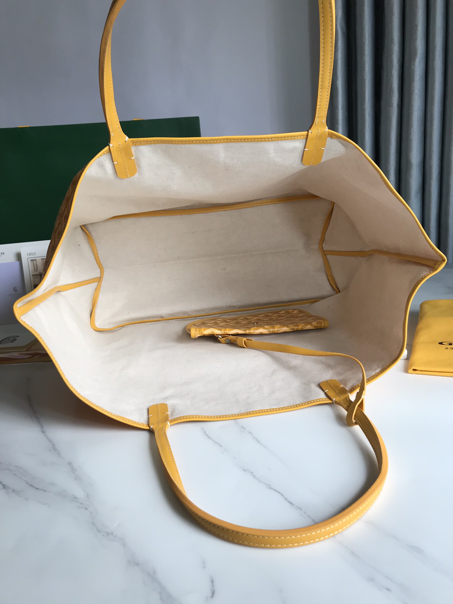 GOYARD Goyardine Saint Louis PM yellow