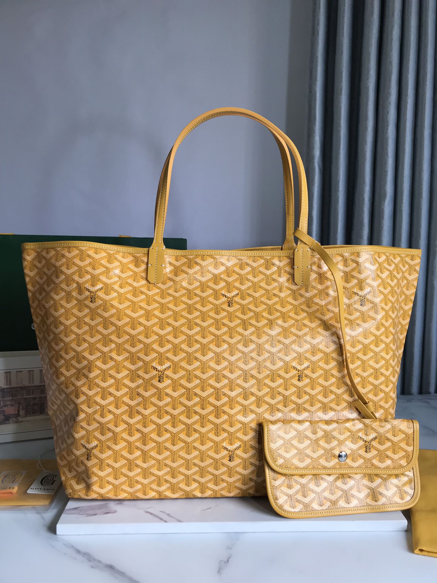 GOYARD Goyardine Saint Louis PM yellow