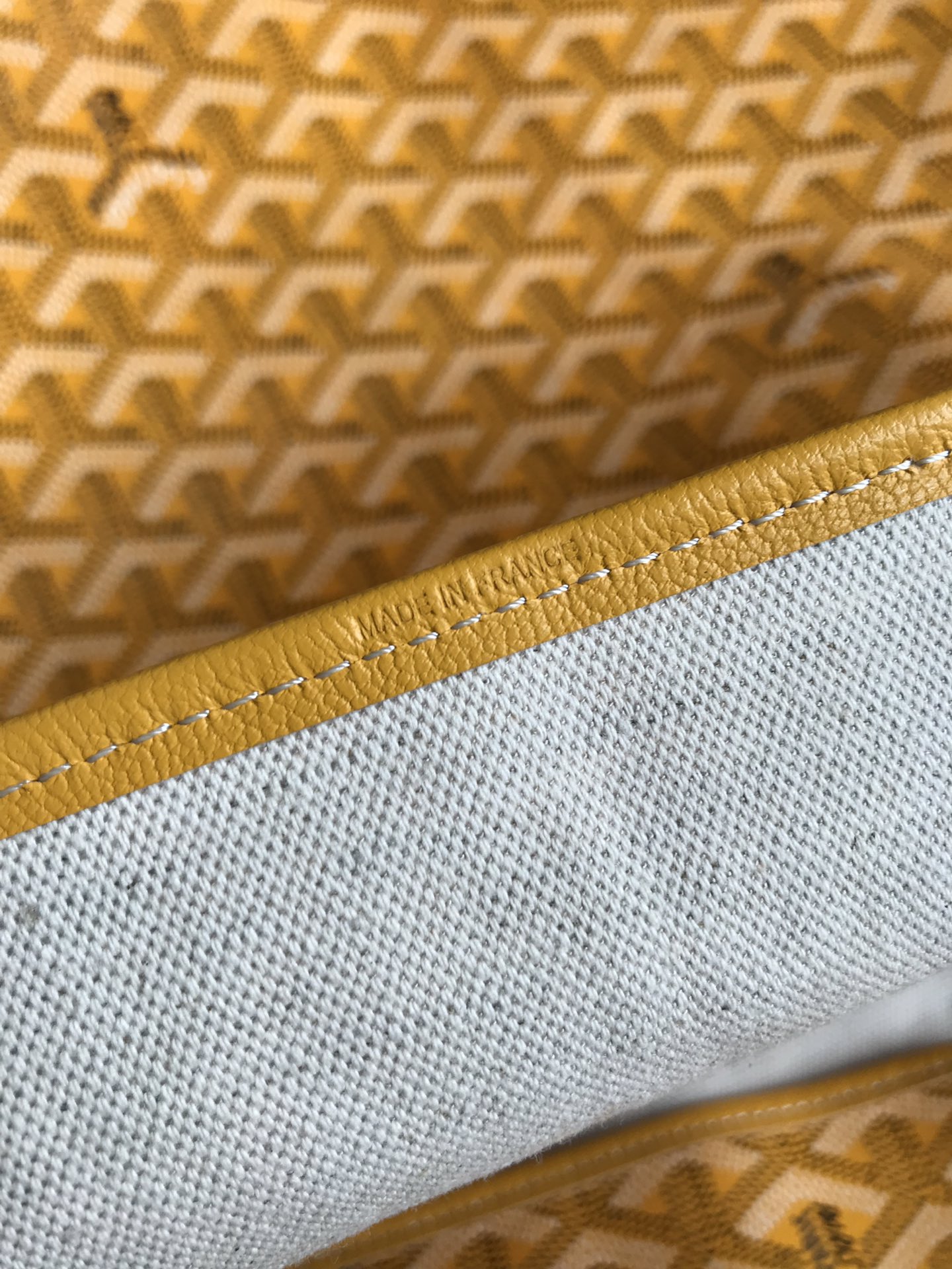 GOYARD Goyardine Saint Louis PM yellow