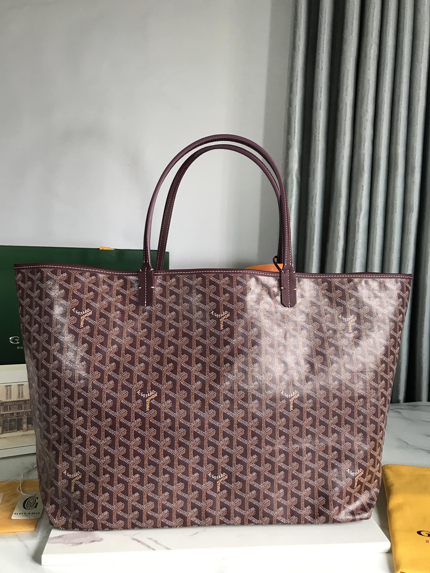 GOYARD Goyardine Saint Louis PM  Burgundy