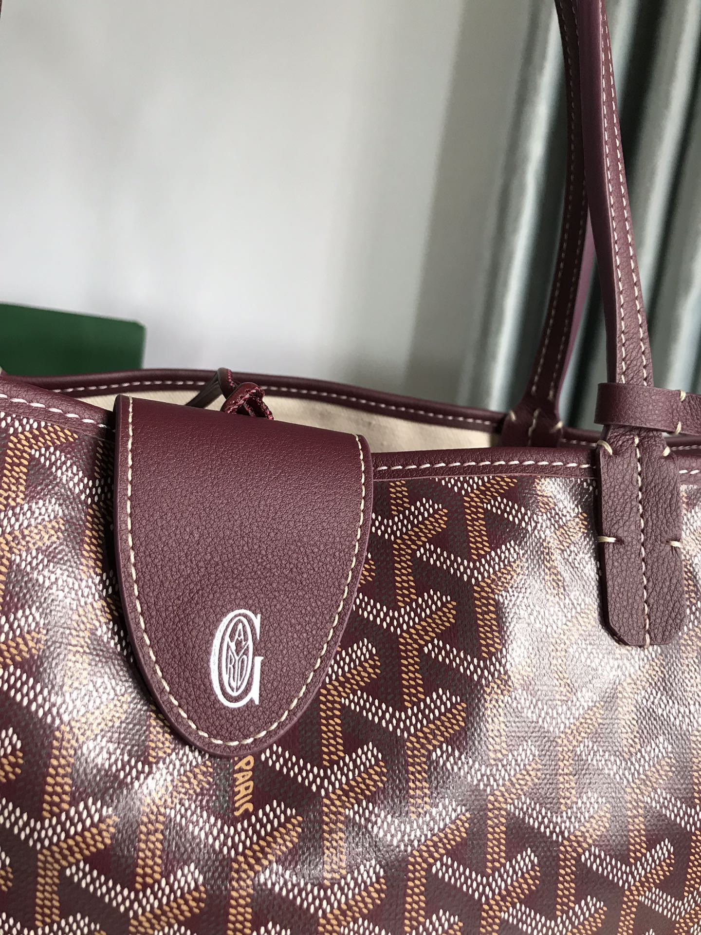 GOYARD Goyardine Saint Louis PM  Burgundy