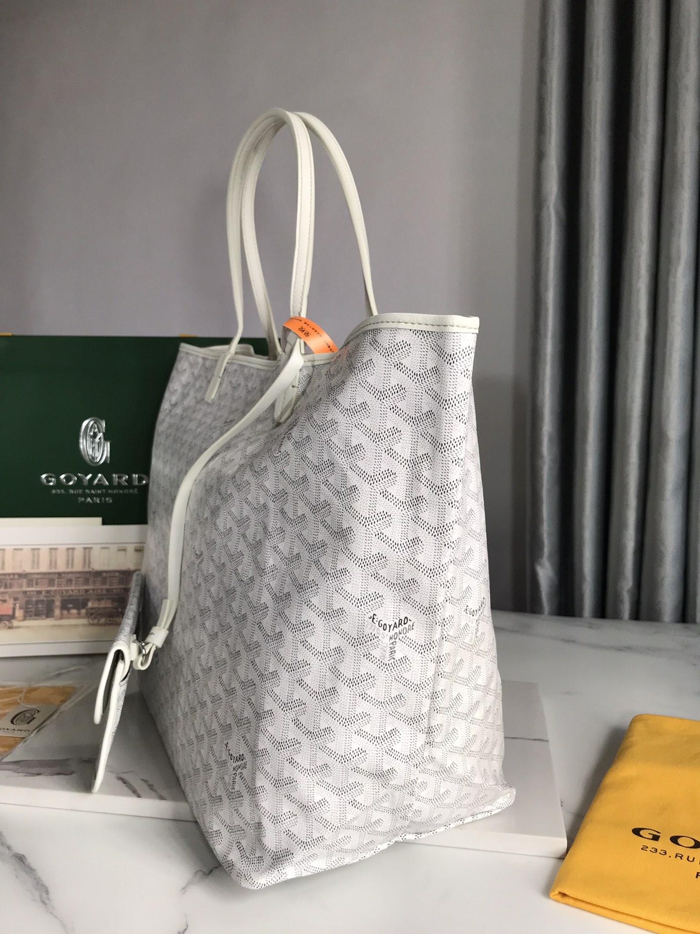 GOYARD Goyardine Saint Louis PM white