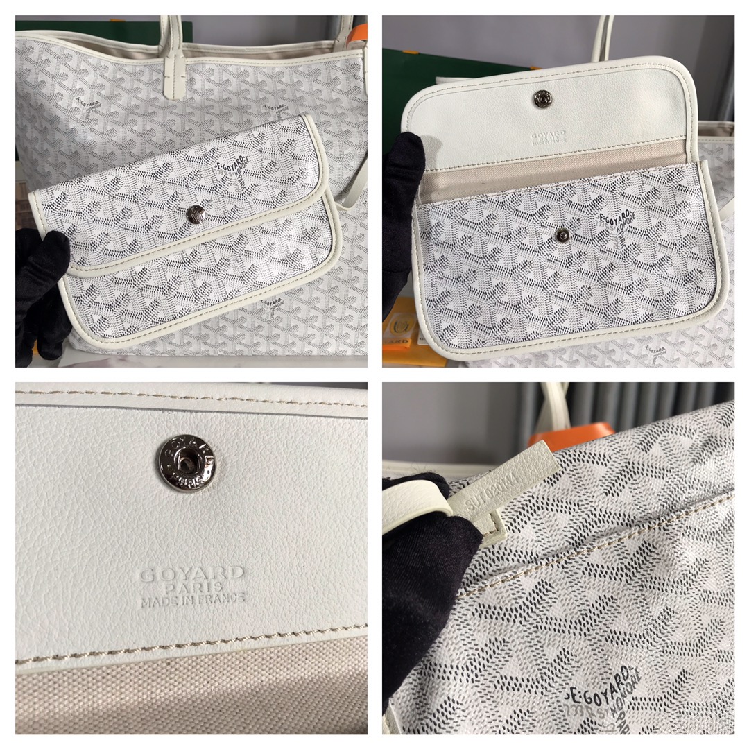 GOYARD Goyardine Saint Louis PM white
