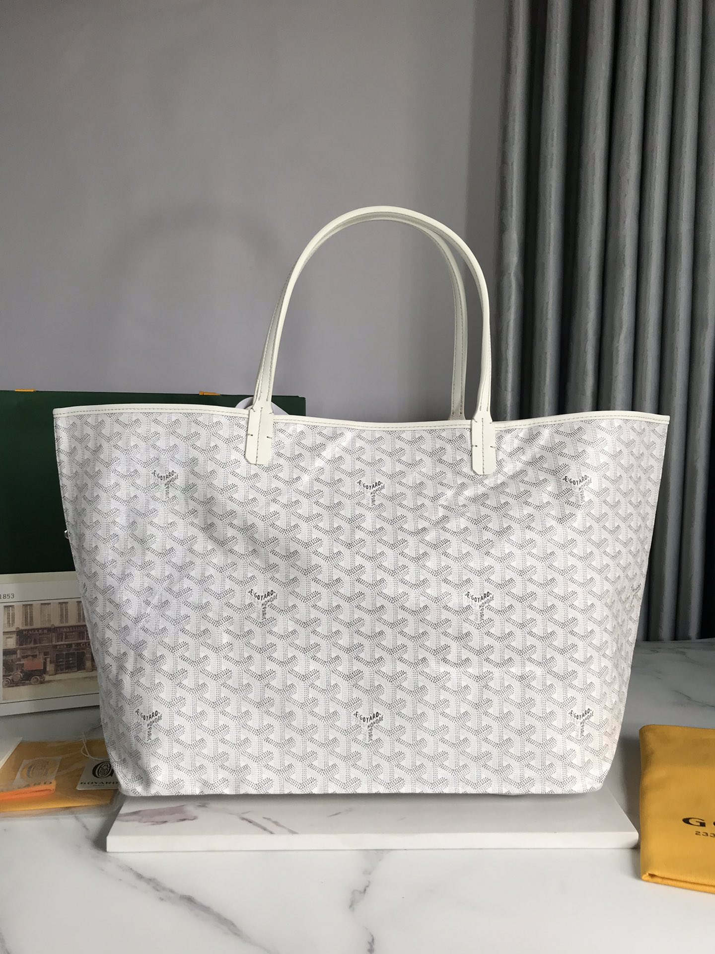 GOYARD Goyardine Saint Louis PM white