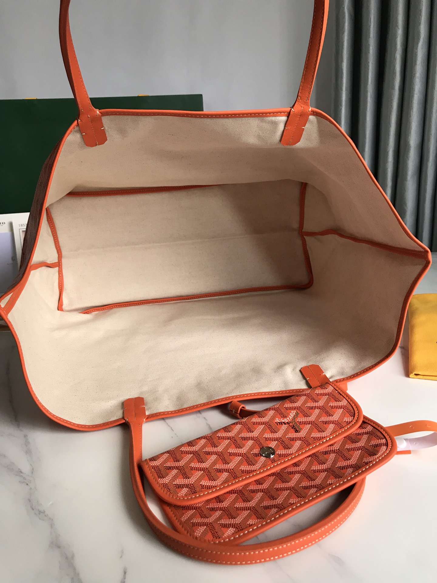 GOYARD Goyardine Saint Louis PM orange 1370123