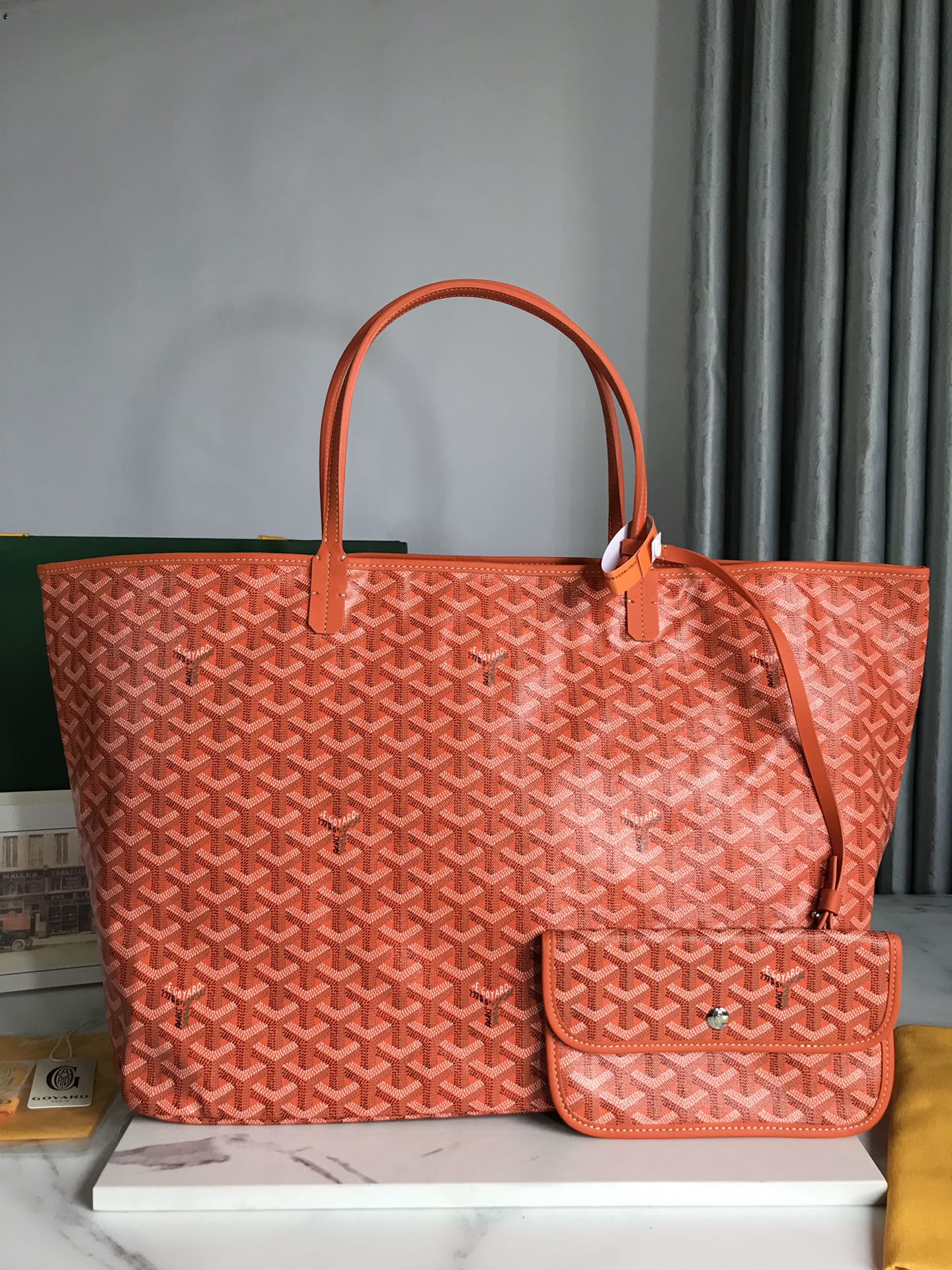 GOYARD Goyardine Saint Louis PM orange 1370123