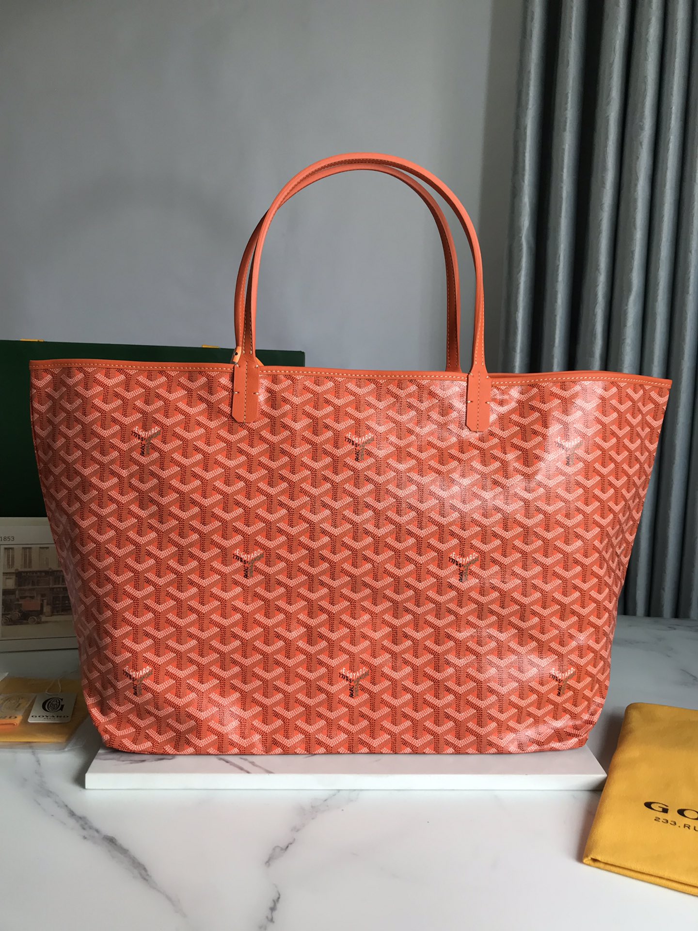 GOYARD Goyardine Saint Louis PM orange 1370123