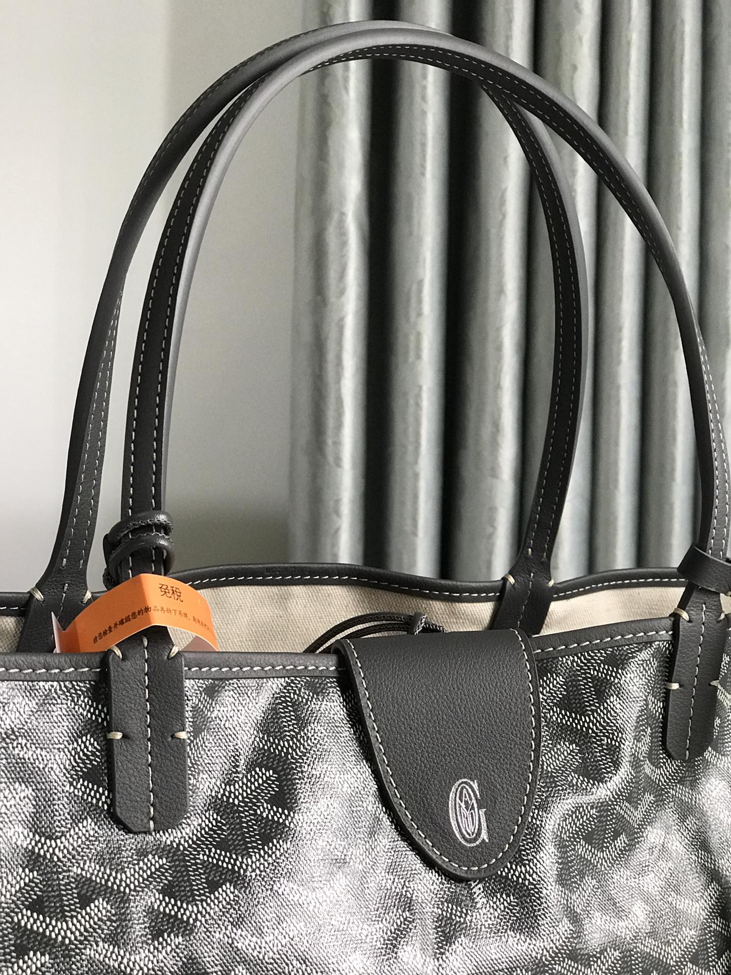 GOYARD Goyardine Saint Louis PM black1370123