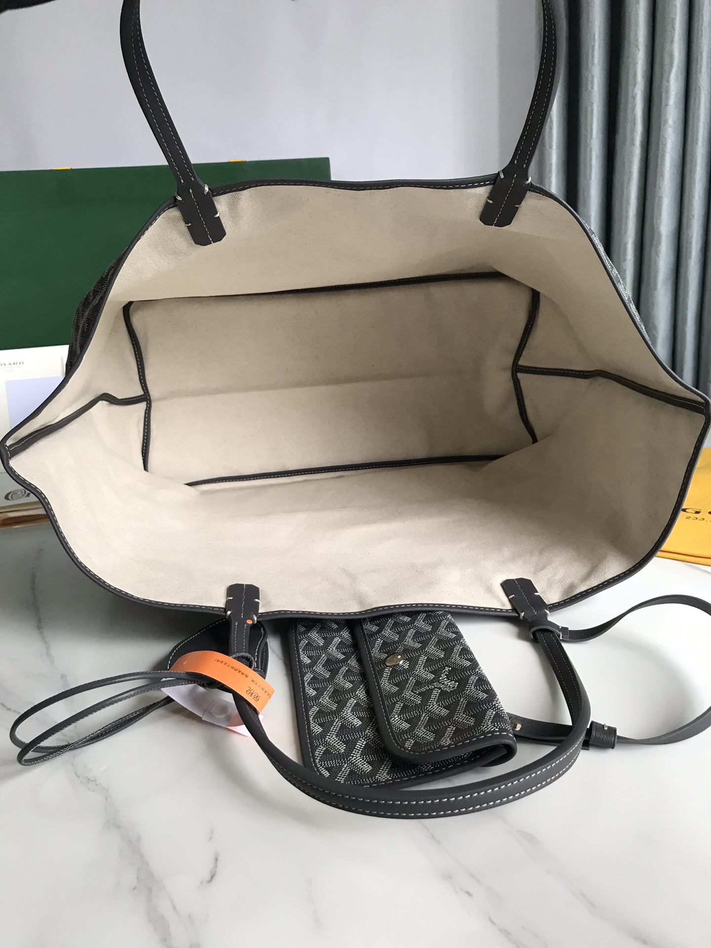 GOYARD Goyardine Saint Louis PM black1370123