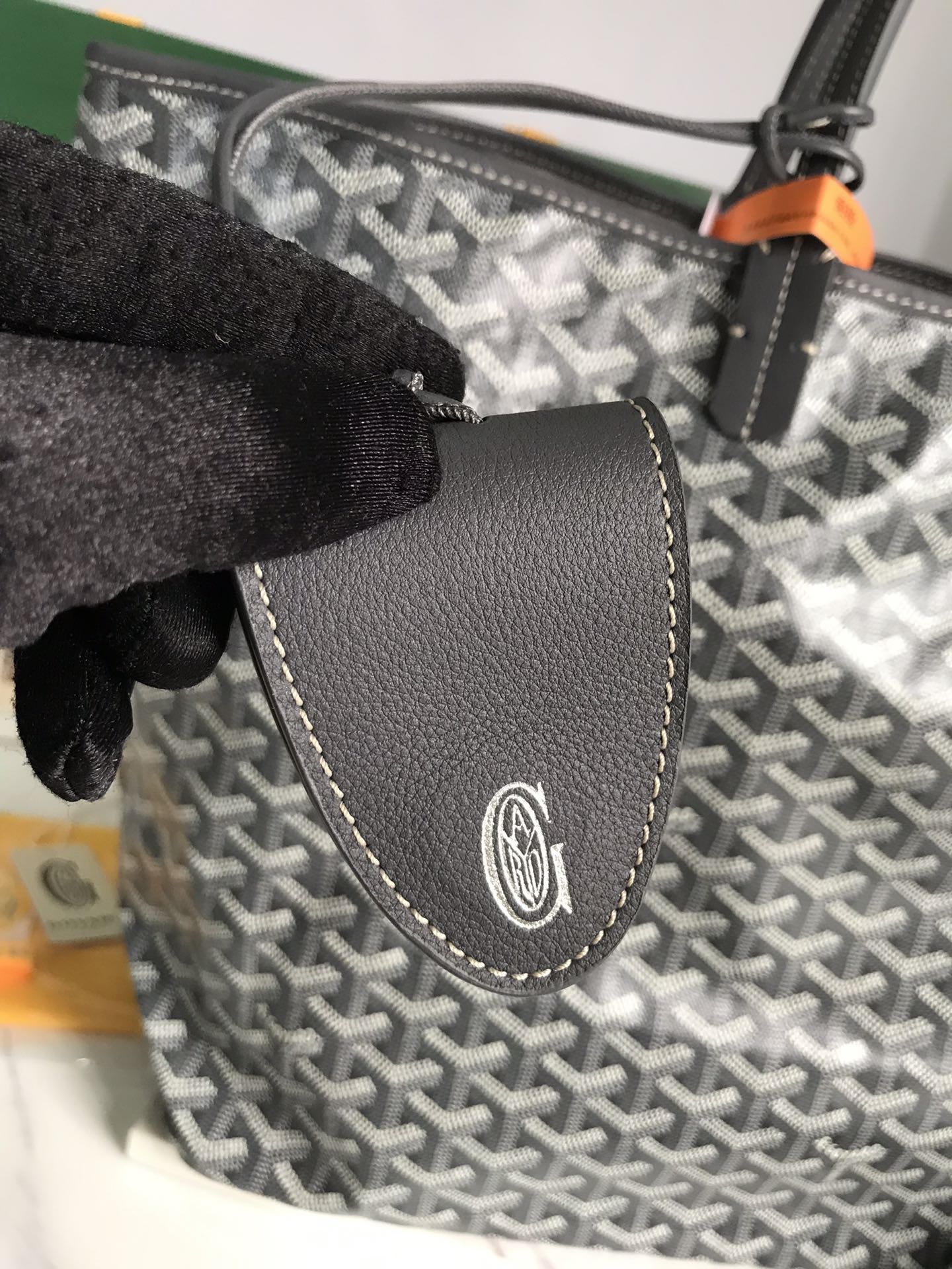 GOYARD Goyardine Saint Louis PM black1370123