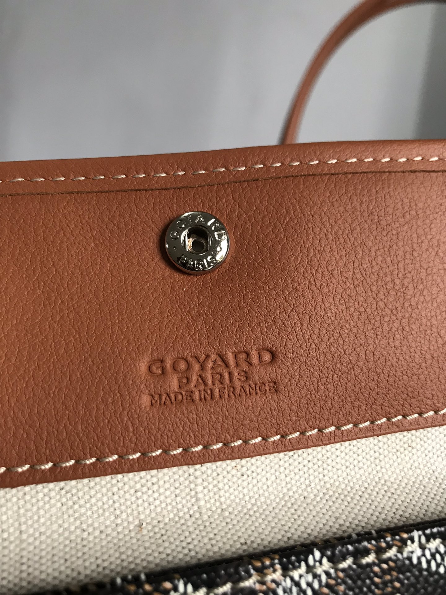 GOYARD Goyardine Saint Louis PM black brown 1370123