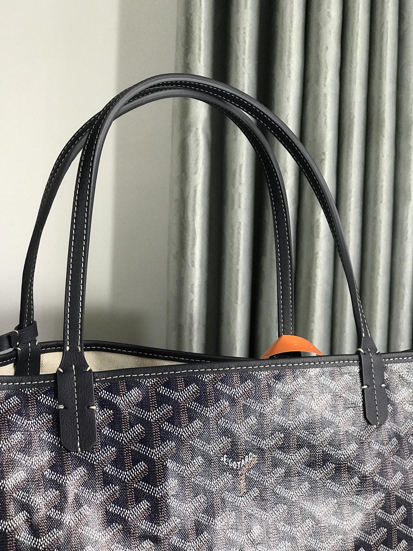 GOYARD Goyardine Saint Louis PM black brown1370123