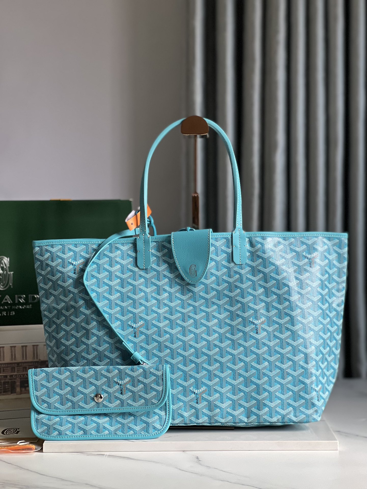 GOYARD Goyardine Saint Louis PM blue 1370123