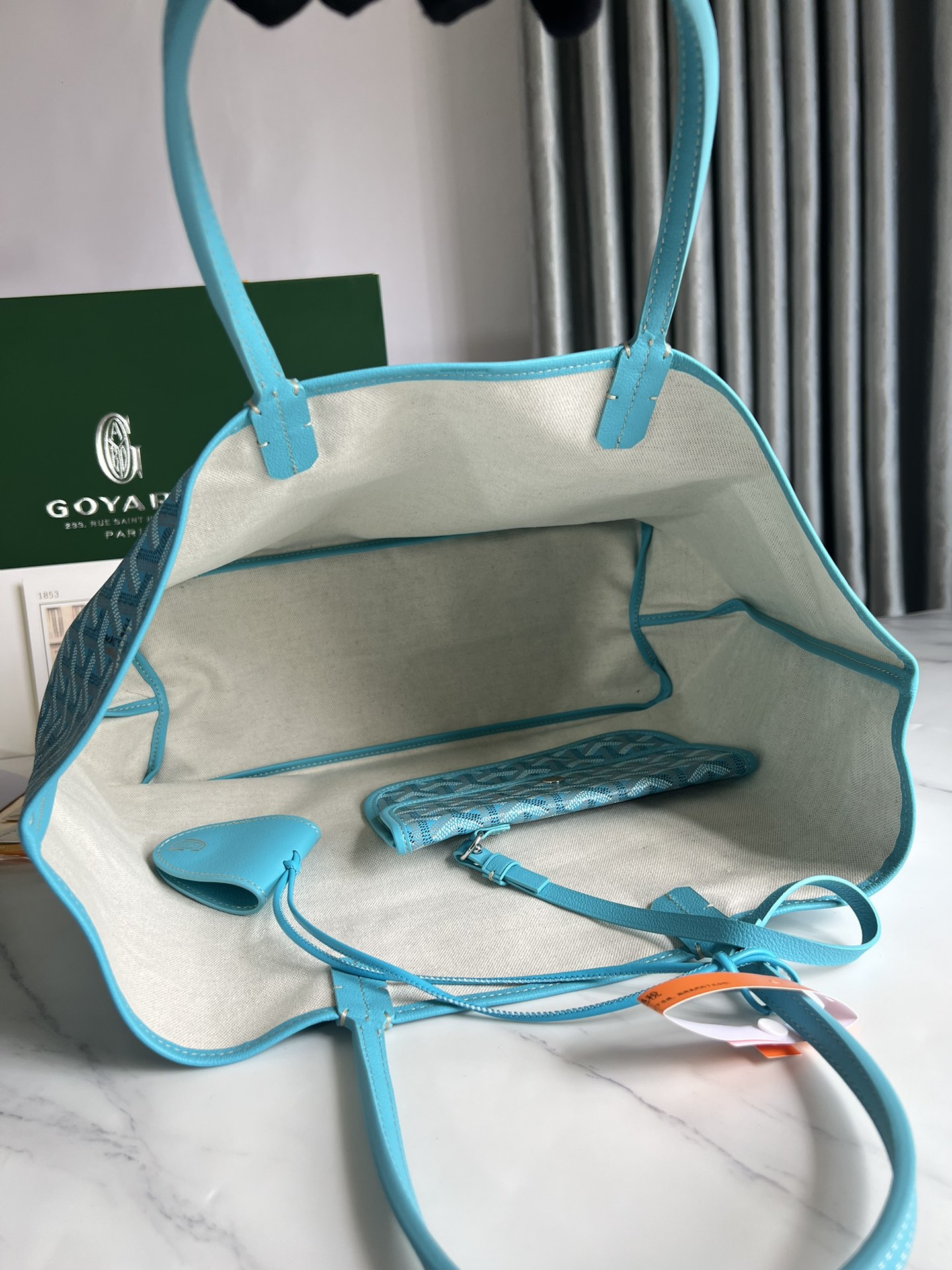 GOYARD Goyardine Saint Louis PM blue 1370123