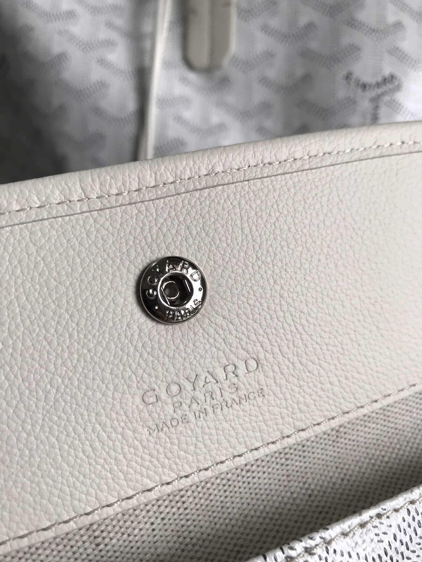 Goyard Pre-Loved Saint Louis PM bag for Women - White in