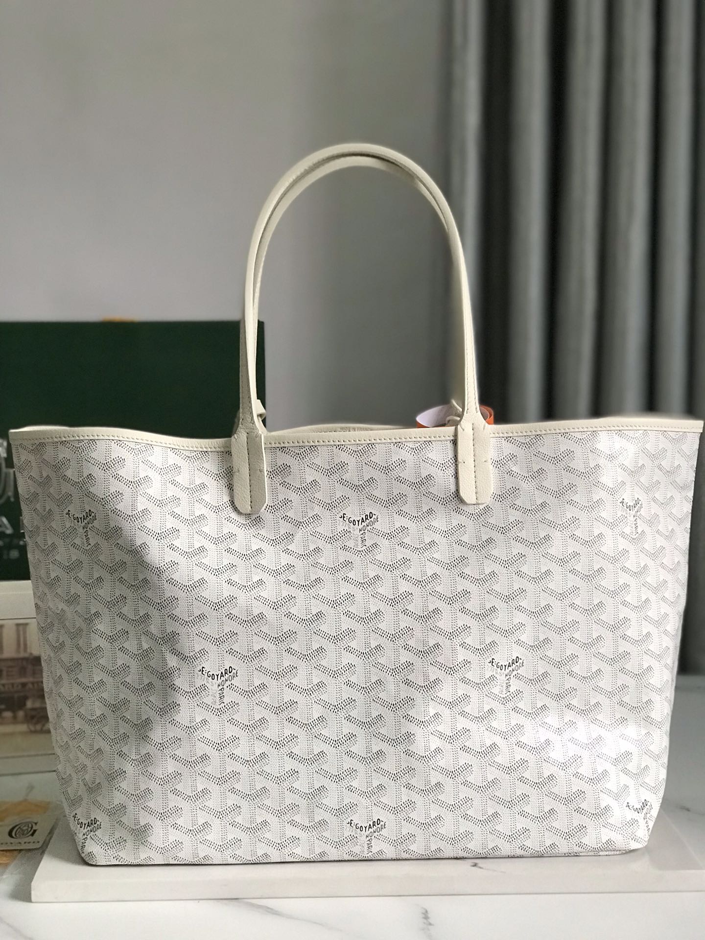 Goyard Pre-Loved Saint Louis PM bag for Women - White in