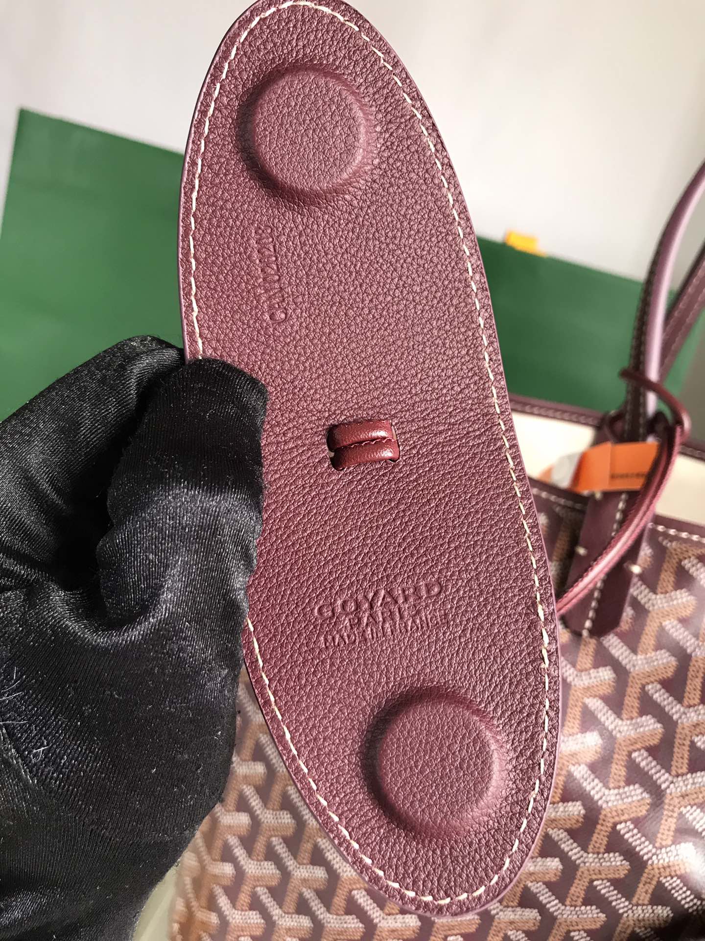 GOYARD Goyardine Saint Louis PM brown red 1370123