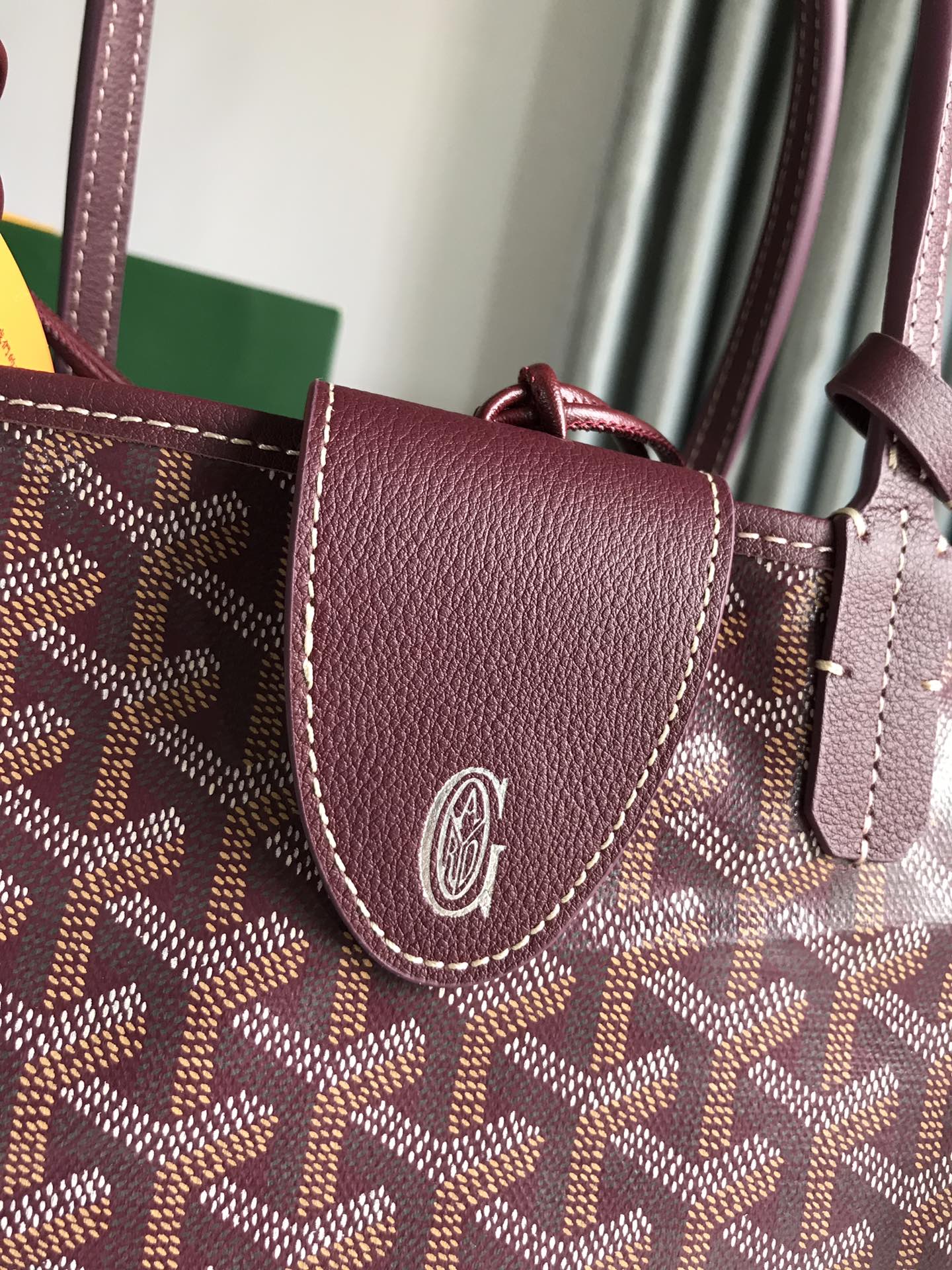GOYARD Goyardine Saint Louis PM brown red 1370123